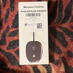Wireless Carplay Android Auto Adapter - Black